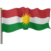 kurdistan flag sticker