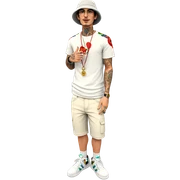 casual style with tattoos sticker