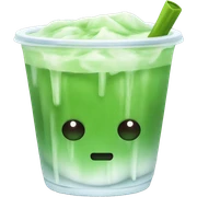 Iced matcha sticker
