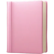 Pink book sticker