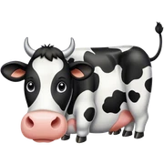 Cow sticker