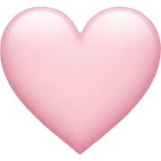 Light pink heart sticker