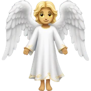 angel with wings sticker