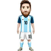 Messi argentina sticker