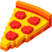 Pizza sticker