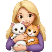 hug cats  sticker