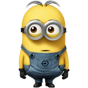 Minion sticking tongue out sticker