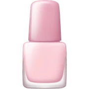Light pink nail polish bottle  sticker