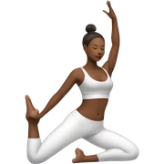 yoga woman sticker