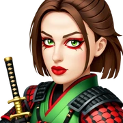 Daring Samurai sticker