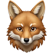 Coyote serious stare sticker