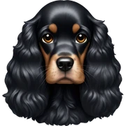 black american cocker sticker