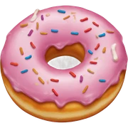 maple donut sticker