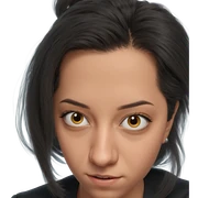 realistic portrait of girl sticker