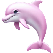 Pastel-pink-colors-dolphin sticker
