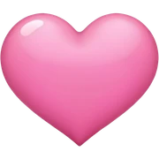 Pink heart sticker