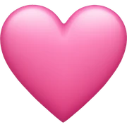 Pink heart  sticker