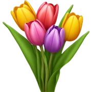 Tulip bouquet  sticker