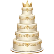 Wedding cake sticker