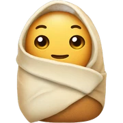 Cozy burrito sticker