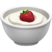 Yoghurt bowl sticker