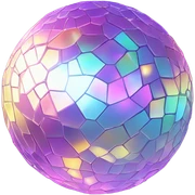 Disco ball sticker