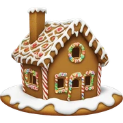 gingerbread house sticker