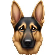 German shepherd  sticker