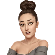 girl with brown eyes sticker