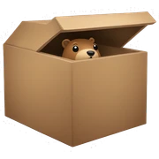 Beaver box sticker