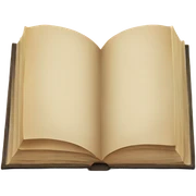 open minimalist book sticker