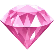 Pink diamond sticker