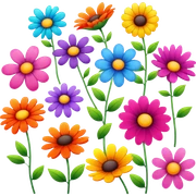 Flowers sticker