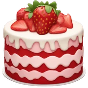 strawberry cake sticker
