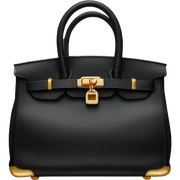 Black birkin bag sticker
