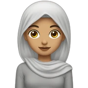 Curly Iraqi girl sticker