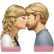taylor swift kissing taylor swift sticker