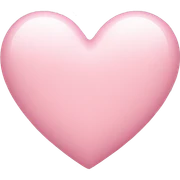 Light pink heart sticker