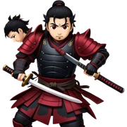 Fierce Samurai sticker