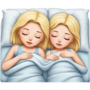 Girls sleeping sticker