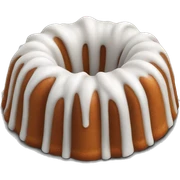Realistic bundt cake pan sticker