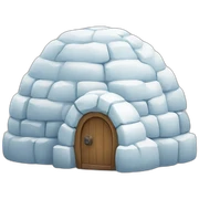 igloo with care sign sticker
