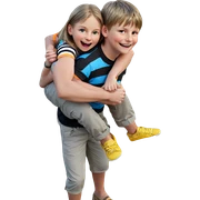 piggyback fun in the sun sticker