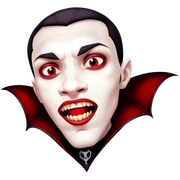Vampire sticker