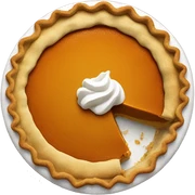 Pumpkin pie sticker