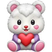 Peluche enamorado  sticker