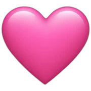 Heart pink sticker