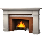 Fireplace sticker