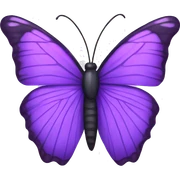   purple butterfly sticker