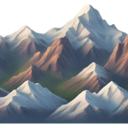 Mountain Range  sticker